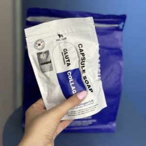 صابون کپسولی گلوتاو کلاژن فیل اسکین